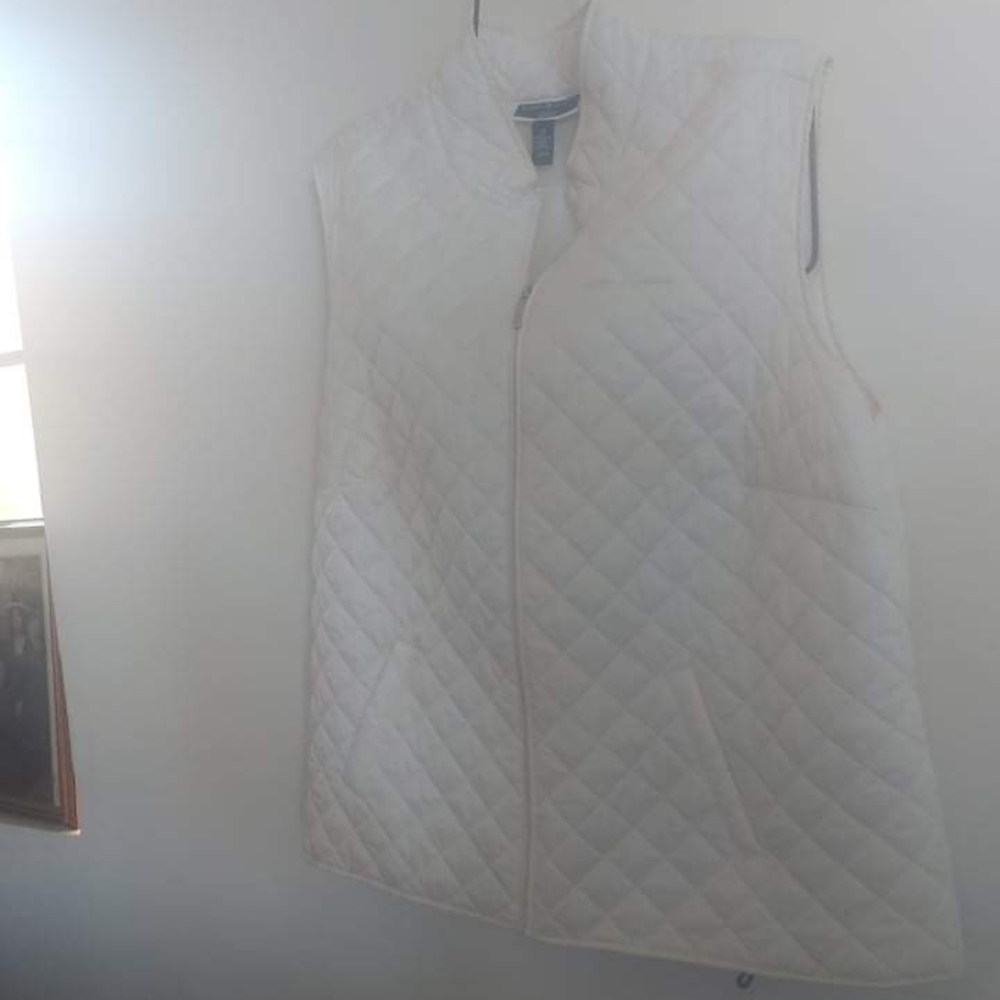 Karen Scoot women's beige vest